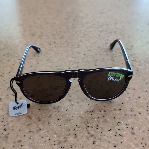 Persol Polarized Havana Brown Shades - Picture 1 of 9